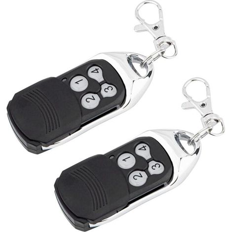 CYRILL - Telecomando Rolling Code da 2 pezzi compatibile con Normstahl Crawford EA433 2KS, EA433 4KS, RCU 433-2, RCU 433-4, N002800, T433-4 EA433 2KM Micro 433,92 MHz (1/5)