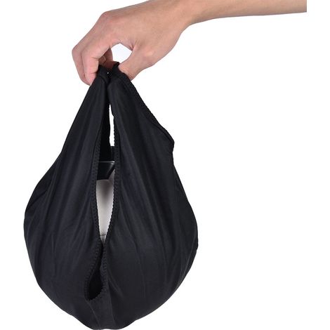 Sac de rangement portable et léger pour boules de bowling, idéal pour nettoyer et transporter des boules de bowling et des équipements de gym (noir) (1/5)