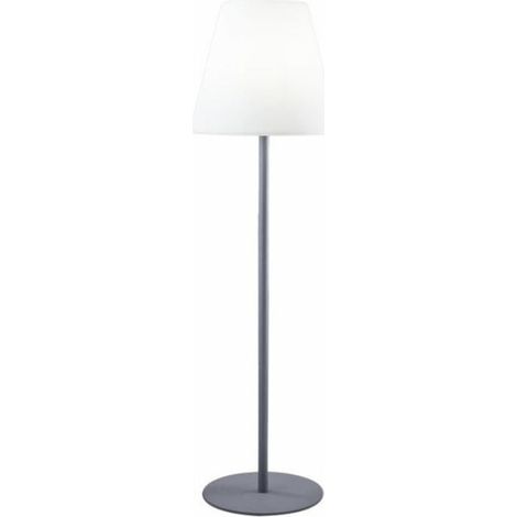 Lampadaire lumineux extérieur - LUMISKY - 150cm - Acier et polyéthylene - Blanc froid