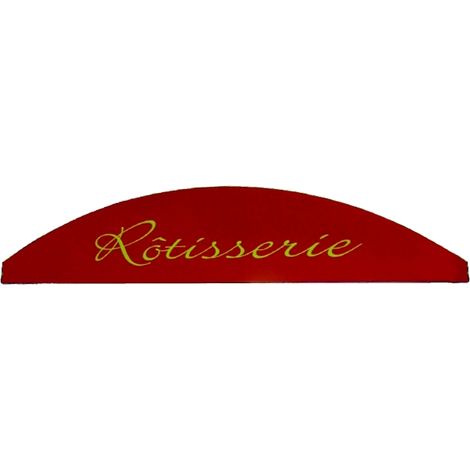 Fronton Rouge Laser "Rotisserie" Pour Map E - MAP