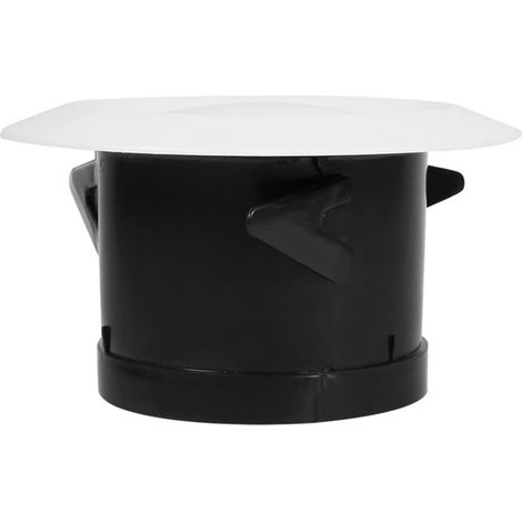 Couvercle de Conduit, Cache Vmc Plafond Conduit 70, Vmc 100 Diffuseur de Plafond Soupape d'alimentation D'échappement Air Vent Anemostat Ventilation Ducting Hose Cover 75Mm (100mm)
