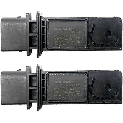 Capteur MAF compatible avec le véhicule -198, 2 capteurs de débit d'air massique 0281002695 A6420940148 KFWHBYV (1/4)