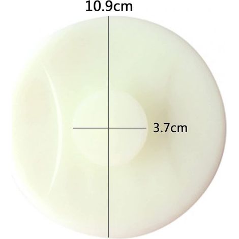 BEBUSINGOTO Bouchon de vidange [11 cm], bouchon d'évier de cuisine, bouchons de bain en silicone, pour cuisines, salles de bains et buanderie, pour éviter les fuites(blanc) (1/4)