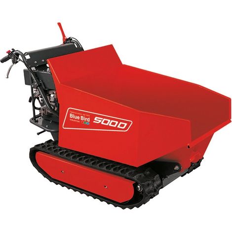 motocarriola cingolata a scoppio blue bird "carrier 500dh" portata 500 kg
