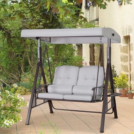 Abri de jardin avec portes coulissantes, 2,77 x 1,95 x 1,92 cm, métal, gris anthracite
