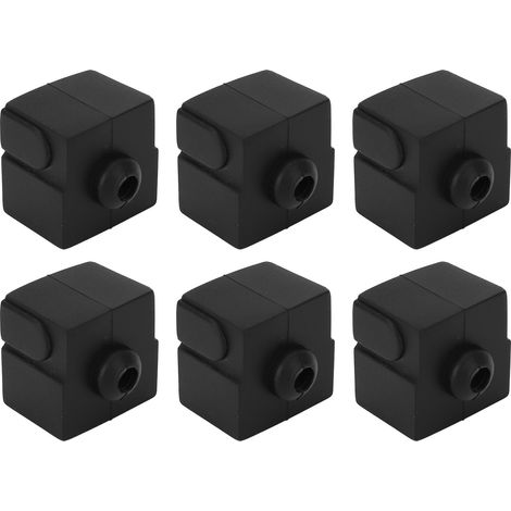 Lot de 6 manchons en silicone pour hotend imprimante 3D Ender 3 V3 SE, résistant jusqu'à 280℃, protection buse (1/5)