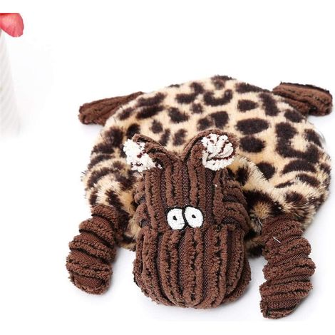 Animaux jouets chien mâcheurs indestructibles durables grinçant velours côtelé jouets en peluche forme d'animal familier jouets en peluche