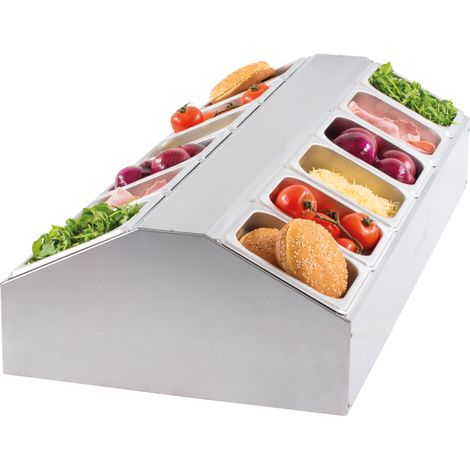Support Pour 12 Bacs Gn 1/6 - Central - Casselin