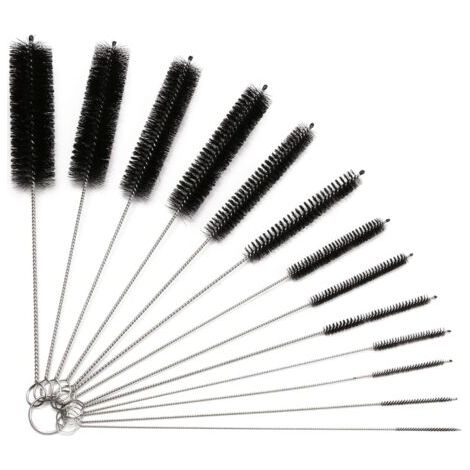 Tube Brosse de Nettoyage 13pcs Kit, Brosse de Nettoyage Tube pour Bouteille en Verre Bébé Biberon Bouilloire Clavier, Tuyau Brosses de Nettoyage (1/5)