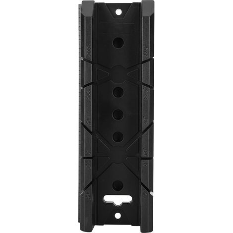 Mini guida per sega multifunzione sottile per la lavorazione del legno con angoli di 0/22,5/45/90 gradi e righello per tagli di precisione (25  5  3,5 cm)