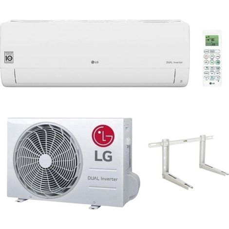 Climatiseur LG Monosplit DUALCOOL Libero Smart 9000 btu S-09ET.NSJS Inverter R-32 Wi-Fi Classe A++ New avec support