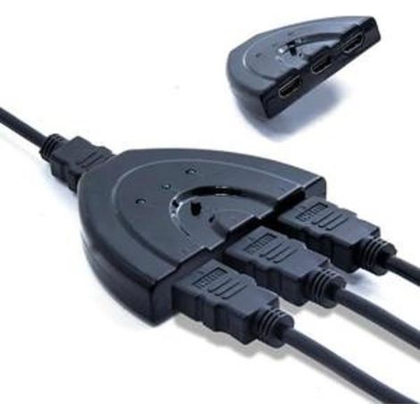 Répartiteur / Commutateur HDMI - Modèle 3x1 - 3 entrées, 1 sortie - Haute définition - Compatible PS3/Xbox 360 (1/2)