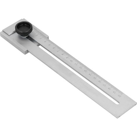 Règle de traçage 0-200/250/300 mm, règle de traçage pour le travail du bois, graduation 200 mm (1/5)