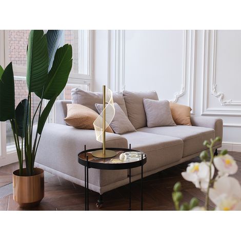 LÁMPARA DE SOBREMESA VELAS LED ORO (1/3)