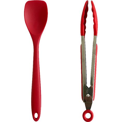 Mini Ustensiles De Cuisine En Silicone - Outils Antiadhésifs Pour Petites Portions Et Enfants - Set De 2 Pièces (1/5)