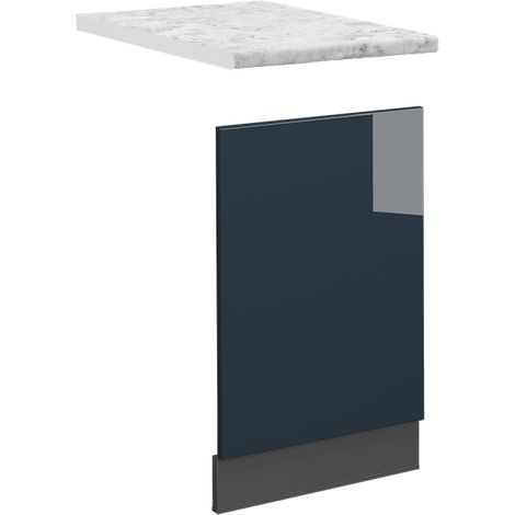 Façade Fame-Line, Bleu foncé brillant, 45 cm , PT Marbre, Vicco (1/5)