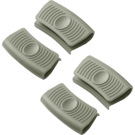 Lot de 2 poignées de casseroles en fonte résistantes à la chaleur, antidérapantes et lavables. (1/5)