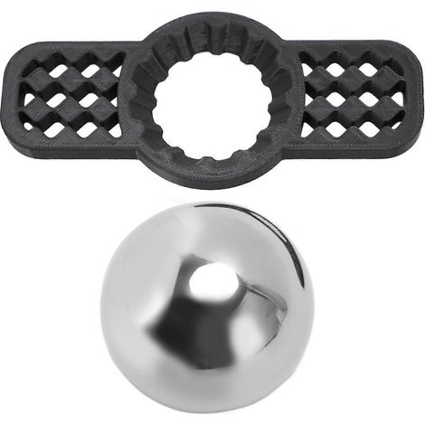Refroidisseur à café avec support amovible, boule de refroidissement réutilisable en acier inoxydable pour ouvrir le café (1/4)