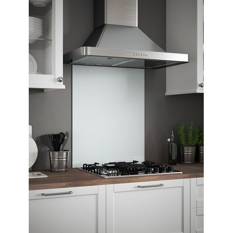 White Mist Glass Kitchen Splashback 600mm x 750mm (1/3)