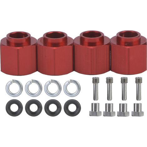 Jeu de 4 élargisseurs de moyeux en métal pour TRAXXAS TRX-4 1/10, adaptateur d'essieux élargi (9mm) (1/5)