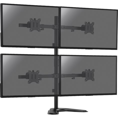 Support de bureau pour 4 écrans moniteurs PC 17"- 32" (1/3)