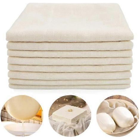 Lot de 6 serviettes de table Solino Home en lin ivoire - 100 % pur lin, lavables, 50 x 50 cm, pour Noël, les fêtes de fin d'année et le Nouvel An. (1/5)