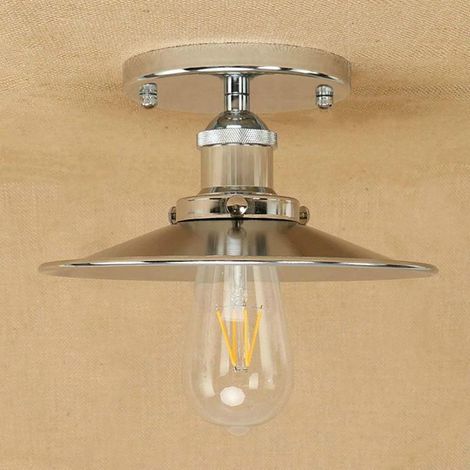 Plafonnier en fer forgé de style rétro européen pour couloir, café, chambre, entrée (1/5)