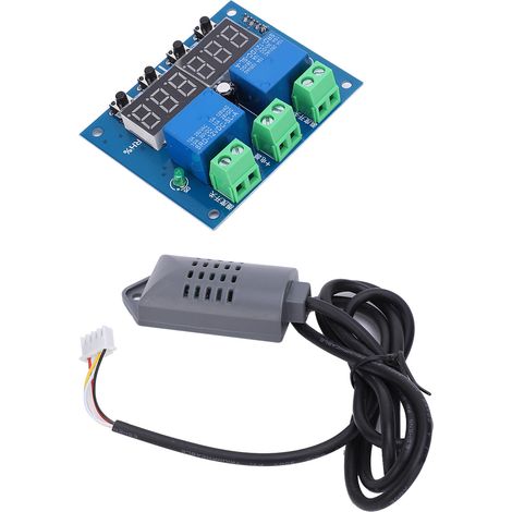 XH-M452 Feuchtigkeitsregler, Temperaturregelmodul, Industriethermostat, Tastsensor, Elektronikgehäuse, Steuergerät für Schaltschränke, 12V-Automatikregler. (1/5)