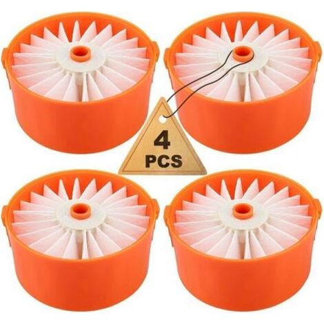Lot de 4 filtres pour l'aspirateur sans fil Black + Decker BSV2020G (1/4)