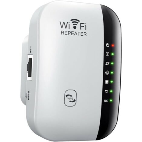 Amplificateur de signal WiFi, extension de signal sans fil à 7 lumières pour la couverture domestique, compatible avec les routeurs (1/5)
