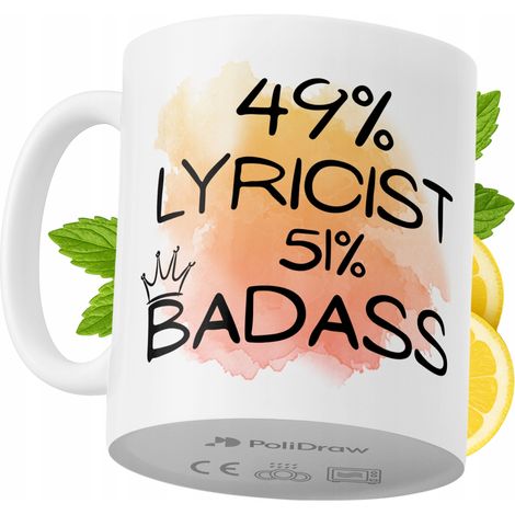 Tazza per un paroliere Divertente Tazza da caffè/tè con testo divertente e umoristico Grafica Tazza per compleanni Onomastici Festività Tazza premium per occasioni speciali per casa ufficio lavoro Caf