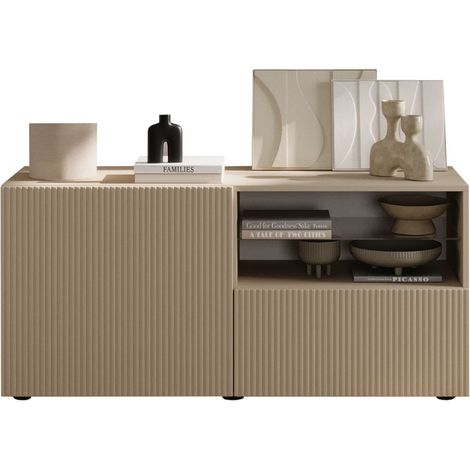Mueble de TV SCENA – L121 x H57 x P42 cm – Color Cachemira