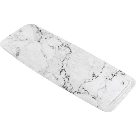 Kleine Wolke Wanneneinlage Marble anthrazit, 36 x 92 cm Antirutschstreifen