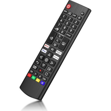 Applicable Remplacement telecommande LG pour telecommande LG Smart TV pour L g Universelle TV avec Boutons Netfllx Amzen (Noir) (1/5)