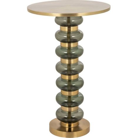 Table d'appoint élégante vert or - Vert doré (1/3)