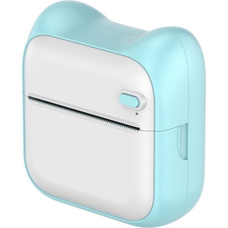 Imprimante thermique portable sans fil Bluetooth, compatible Android et iOS, mini imprimante d'étiquettes de poche, facile à utiliser. (1/5)