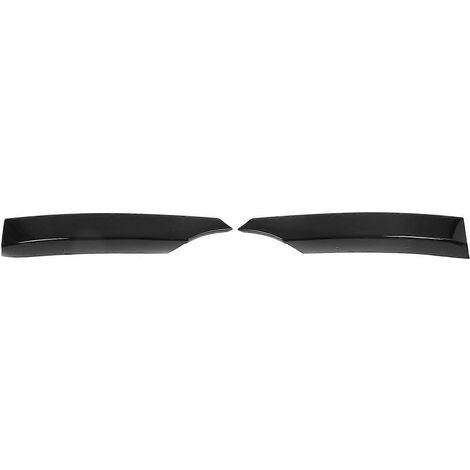 2 Stück glänzend schwarze Frontstoßstangenlippenspoiler links und rechts für 1er E82 E88 M-Tech 2008-2013 (1/5)