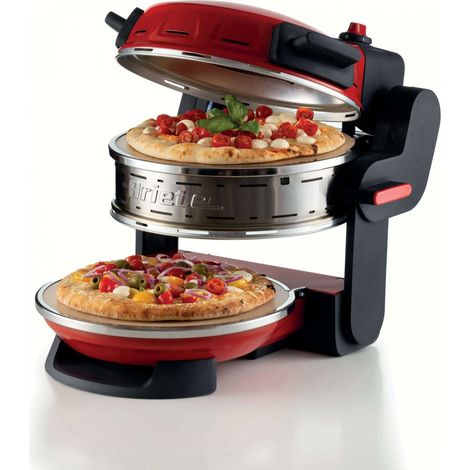 Ariete 927 Pizzeria Forno Pizza Doppio: 2300W, 400°C, 2 Pizze, Rosso (1/10)