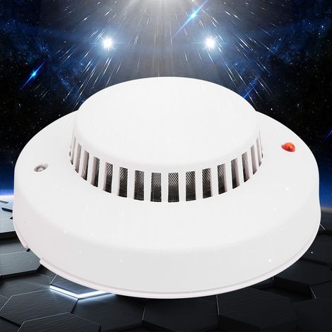 Détecteur de fumée photovoltaïque intelligent avec alarme incendie, équipement de sécurité domestique, capteur optique pour maison, avertisseur autonome. (1/5)