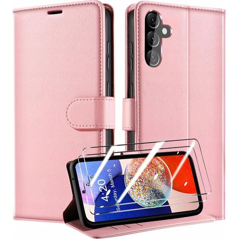 Funda Qhohq para Samsung Galaxy A14 4G/5G + 2 protectores de cristal (1/3)
