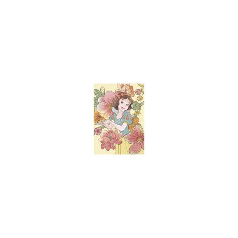 Poster d'Art - Blanche Neige Entourée De Fleurs - 30x40 cm (1/5)
