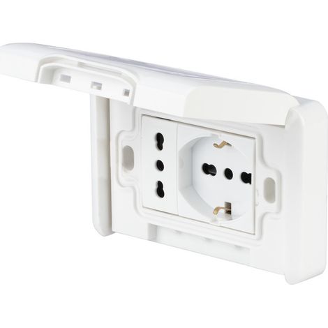 POLYPOOL PP6097X toma de corriente 2x AC Blanco