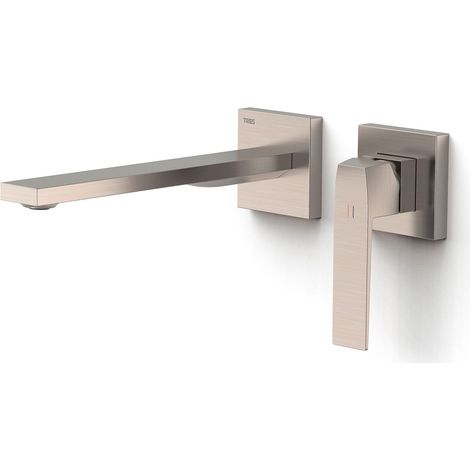 TRES 20230022AC SLIM Pieza Vista para Cuerpo Empotrado De Lavabo Color Acero - ref: 20230022AC (1/2)