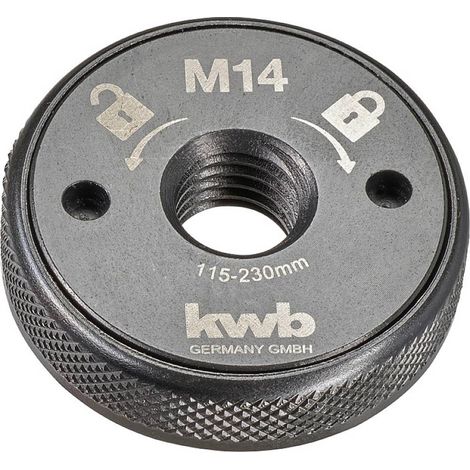 Dado a sgancio rapido kwb schnellspannmutter 115-230 mm antiscivolo resistente