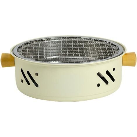 Barbecue coréen de table, gril de table portable - Barbecue électrique portable petit barbecue au charbon de bois,Appareils ménagers de gril de camping antiadhésif coréen sans fumée pour table et jard (1/5)