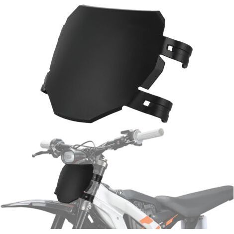 Support de plaque d'immatriculation avant pour moto Ron Light Bee On-Ron S/X Noir (1/5)