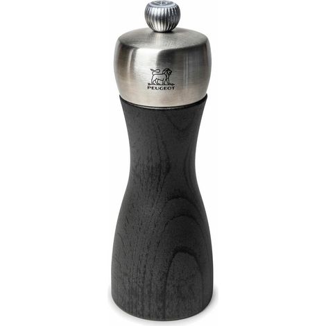 Peugeot Fidji Salzmühle 15 cm Graphit aus Holz und Edelstahl (1/5)