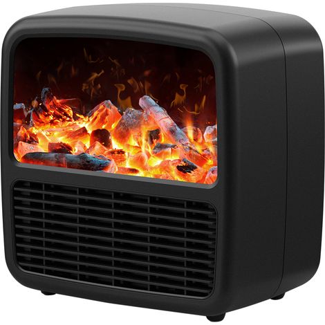 Chauffage électrique soufflant avec poignée, idéal pour l'hiver à la maison ou au bureau, protection contre la surchauffe. (1/5)