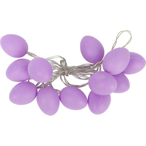 Eiergirlande, LED-Osterlichter, lila (1/4)
