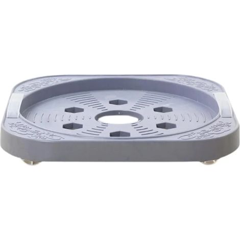 Base mobile pour bouteille de gaz L avec poignes base grise Z (1/5)